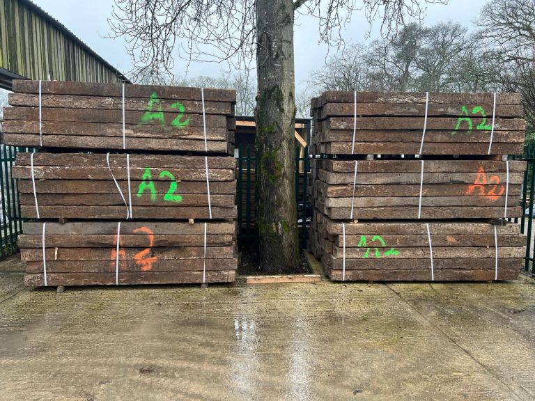 Reclaimed Railway Sleepers: Oak or Azobe?